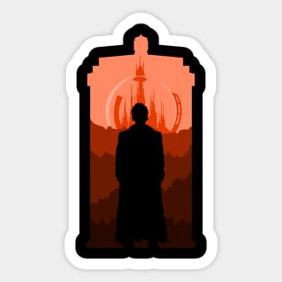 Time Lord and his home planet Sticker